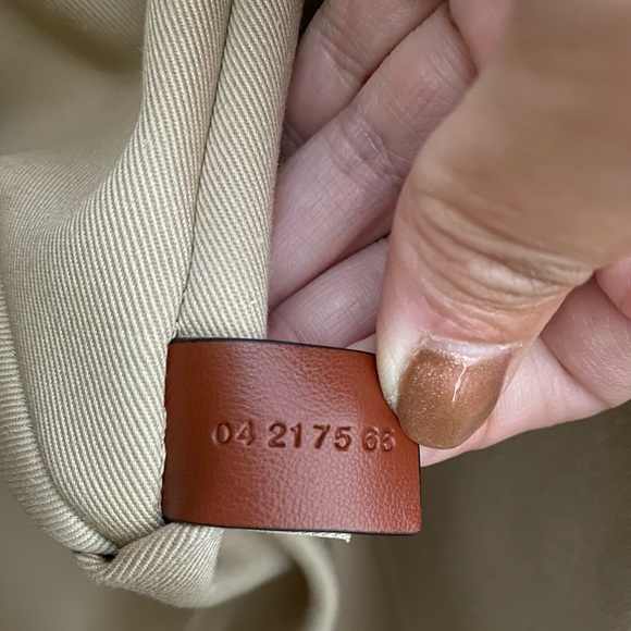 Woody medium leather-trimmed cotton-canvas tote - Picture 9 of 16